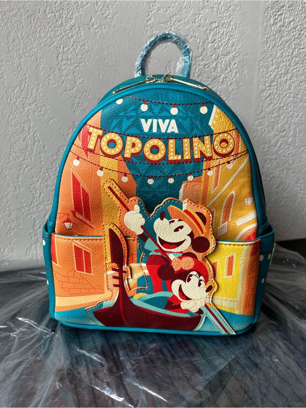 Loungefly Disney Parks Exclusive Epcot Italy Viva Topolino Mini Backpack - NWT